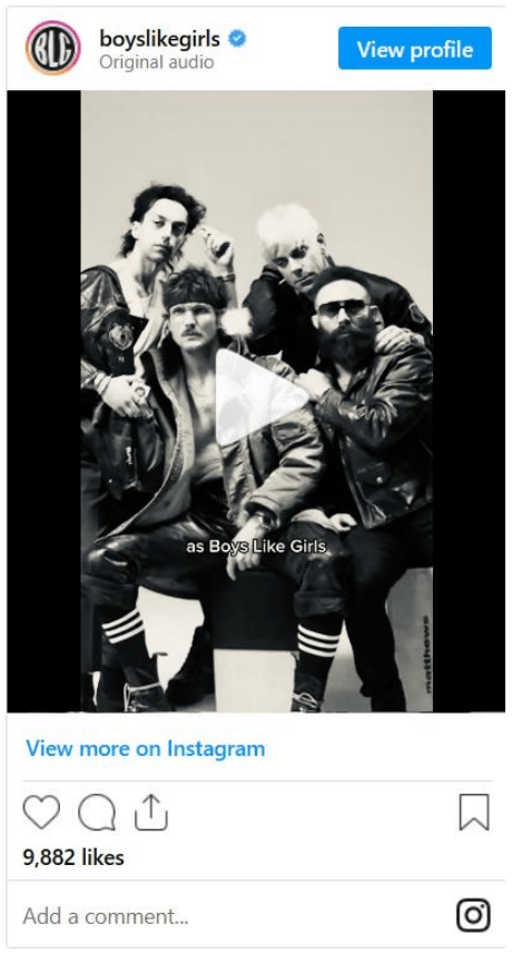 boys like girls instagram official page