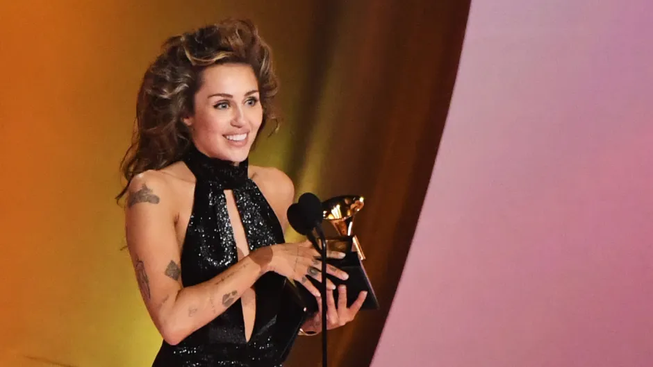 First Grammy Award of Miley Cyrus acceptance speech