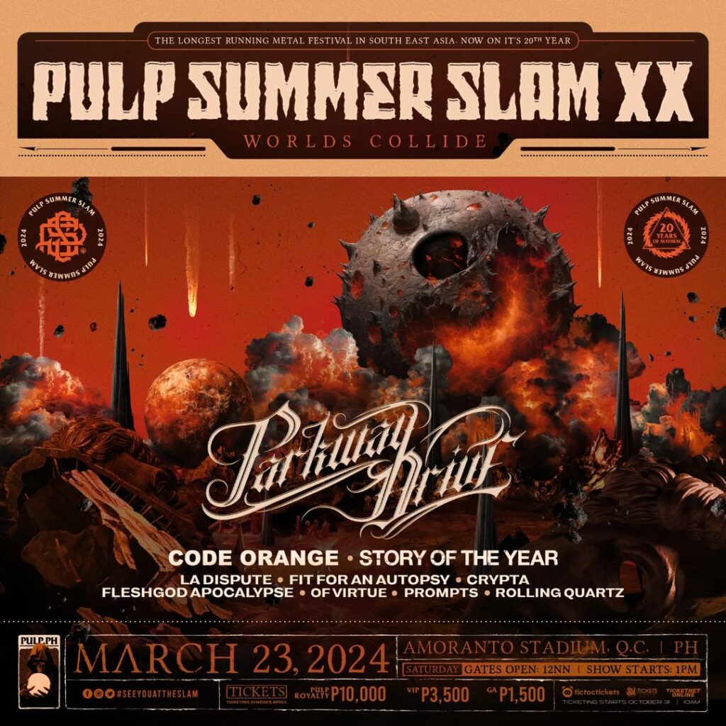 Pulp summer slam xx poster