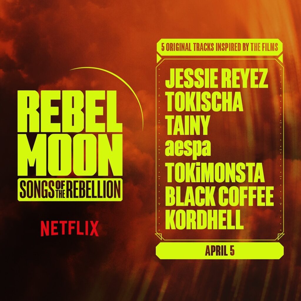 Rebel Moon part 2 EP track list