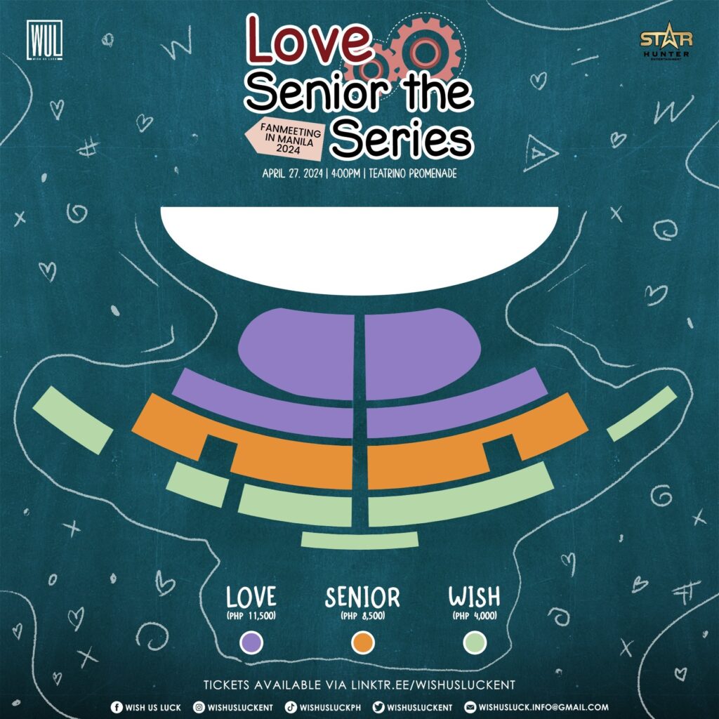 Love Senior in Manila Seatmap