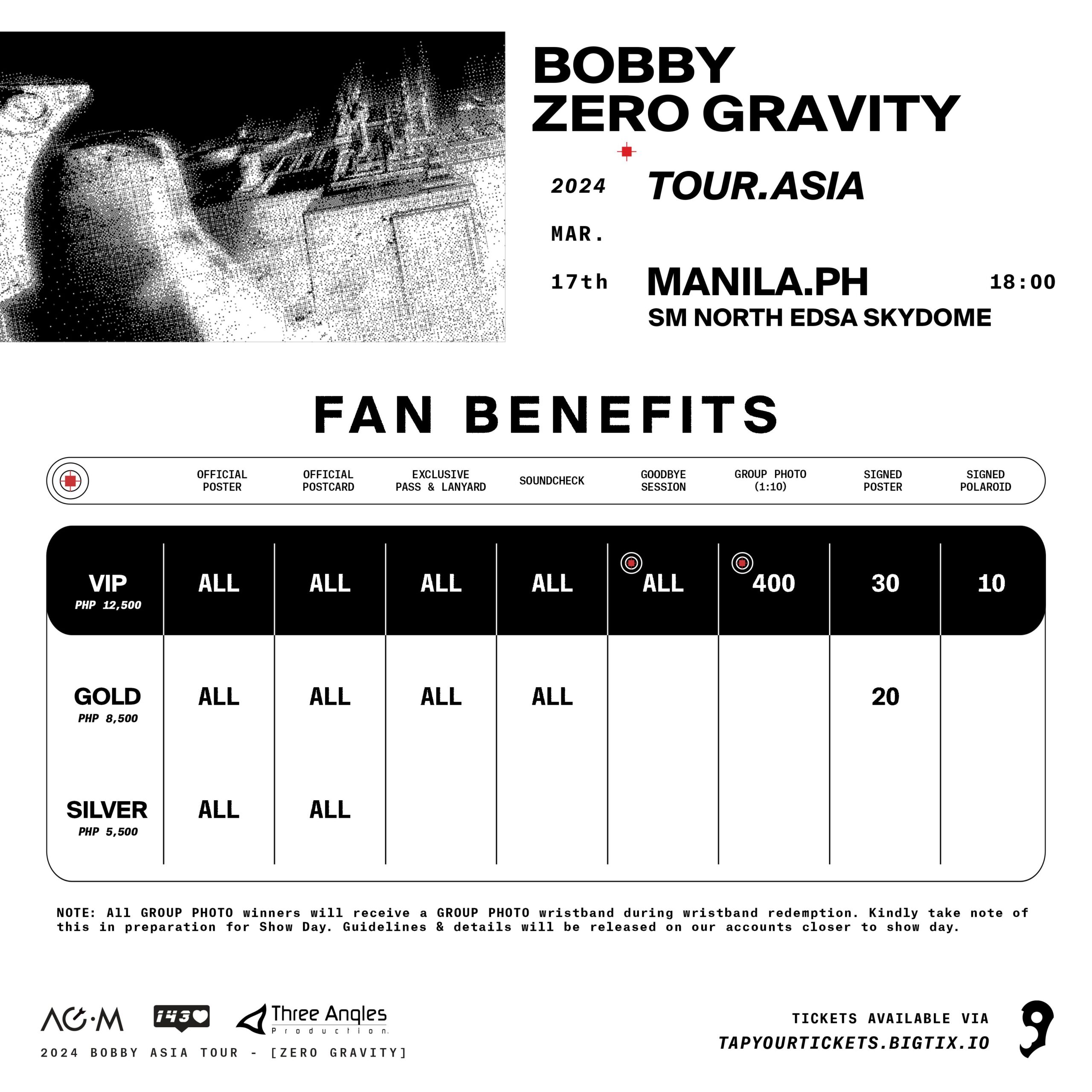 BOBBY ZERO GRAVITY MANILA FAN BENEFITS updated