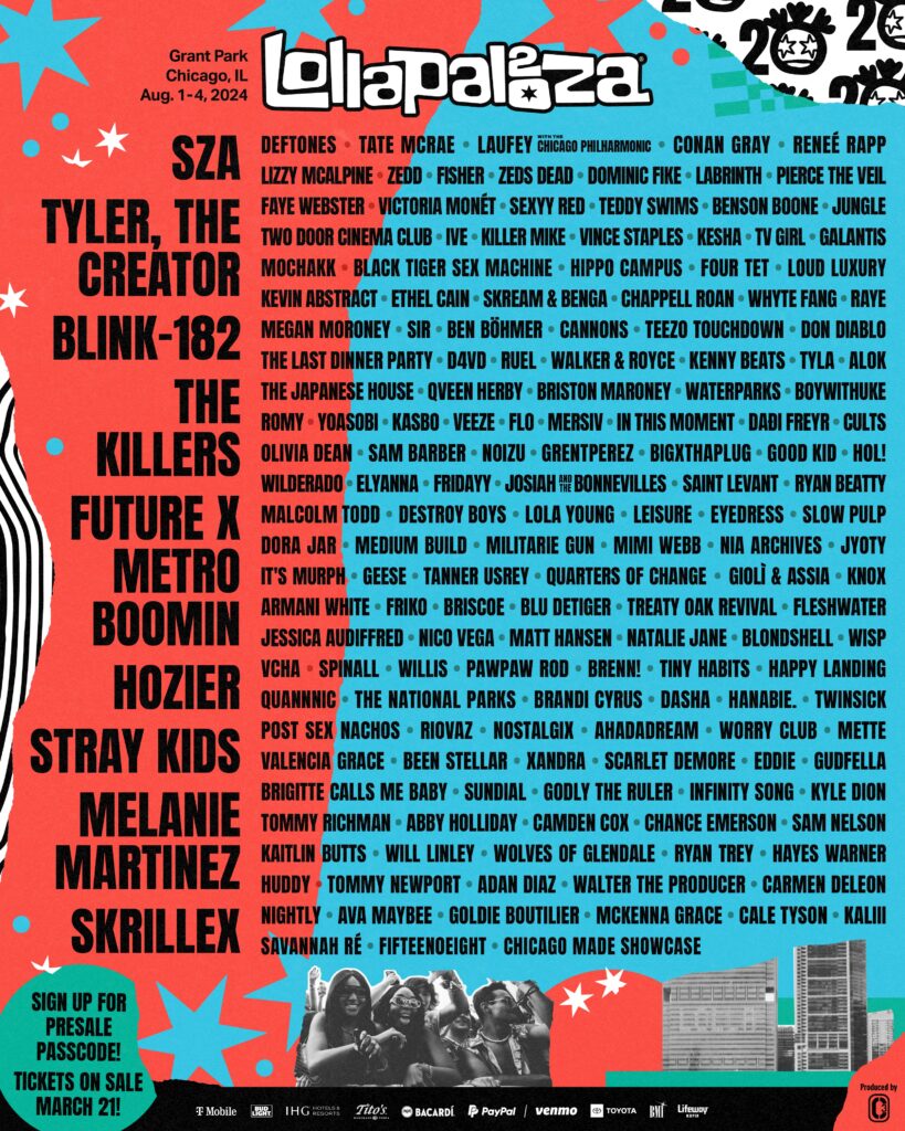 LOLLAPALOOZA CHICAGO 2024