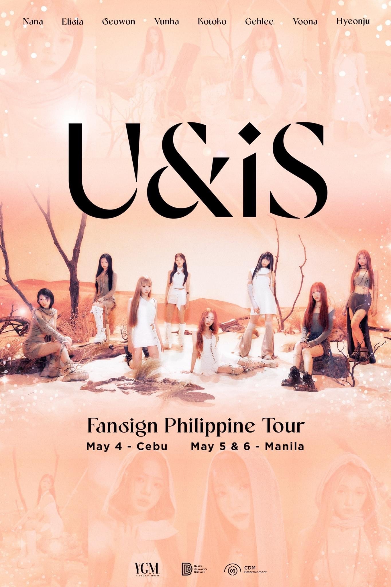 UNIS U&iS Tour Philippines Poster