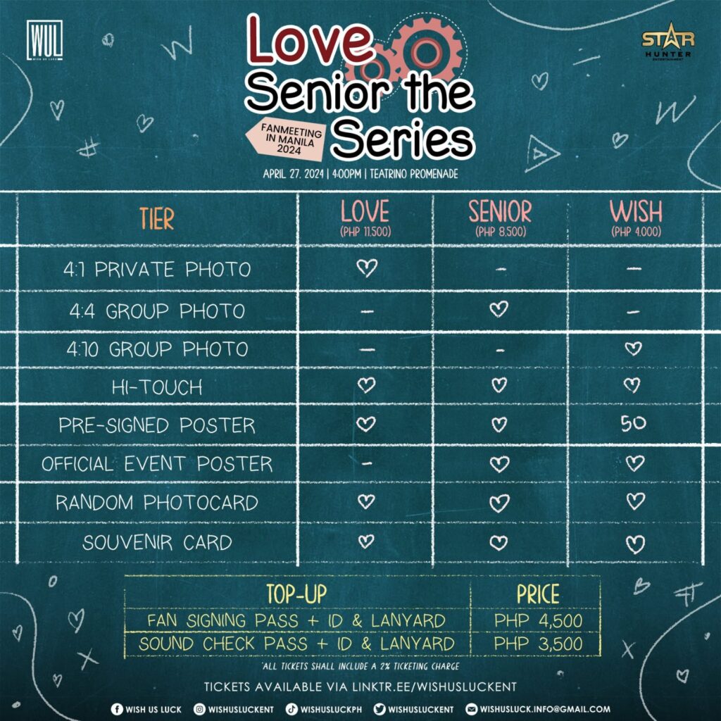 Love Senior the series updated benefits