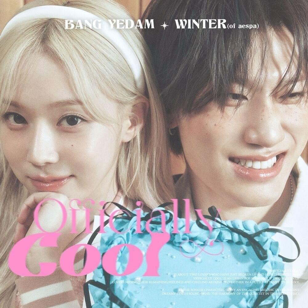 officially cool poster bang yedam and aespa winter