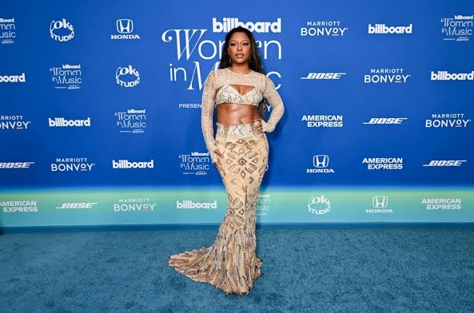 Victoria Monet on the Carpet of Billboard's Women in Music 