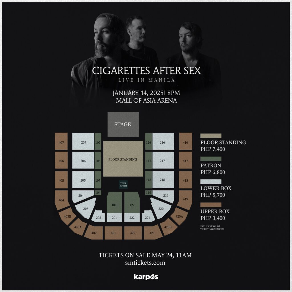 cigarettes after sex live in manila ticket details