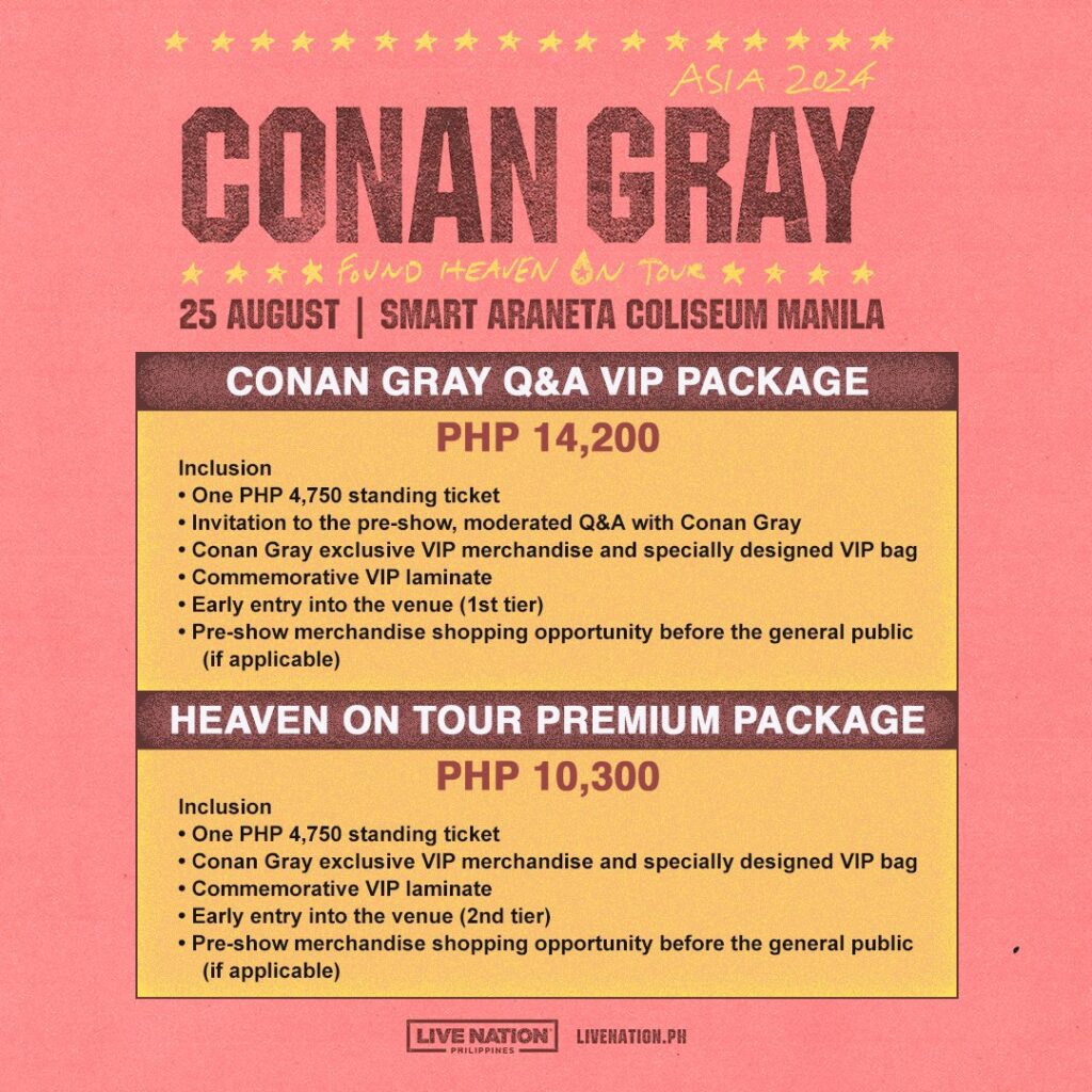 conan gray in manila