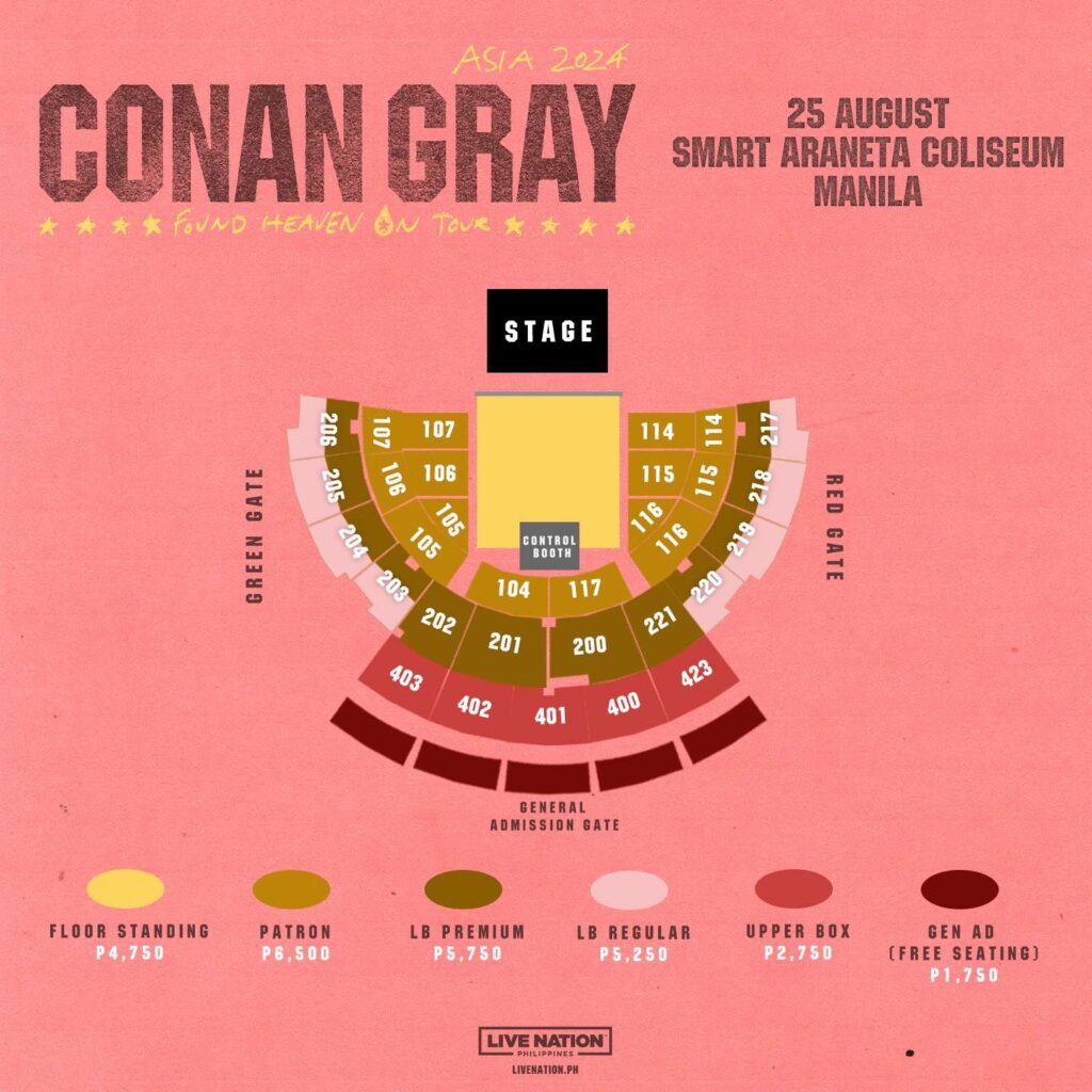 conan gray in manila