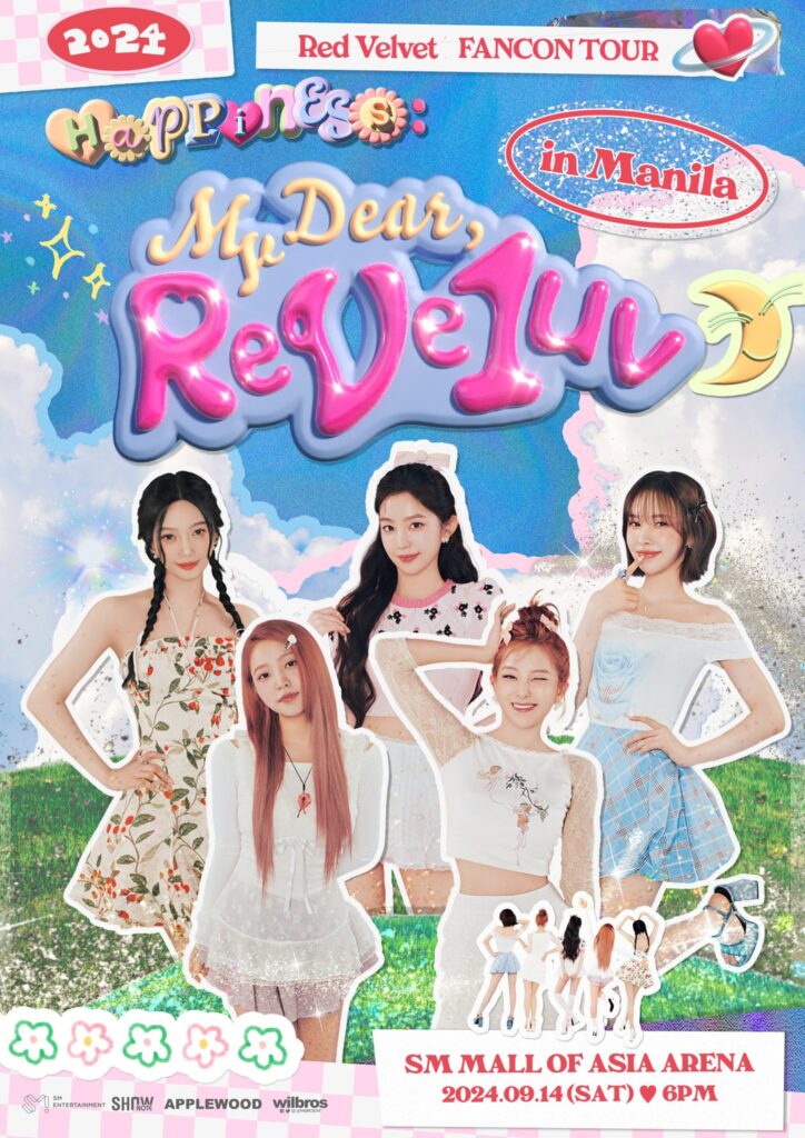 Red velvet fan con tour manila official poster