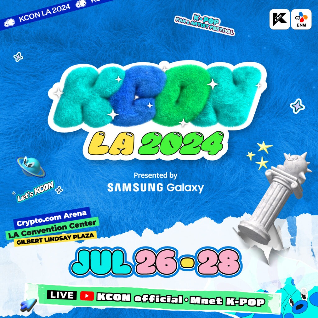 KCON LA 2024 artwork poster