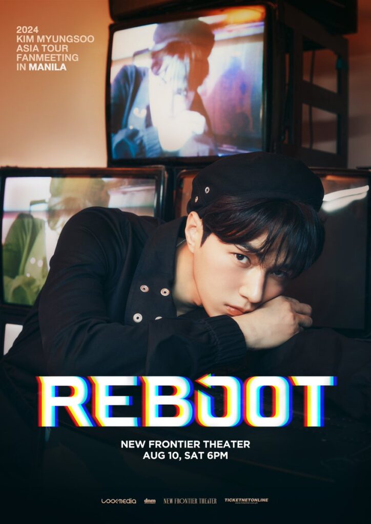 Reboot in Manila Fanmeeting Tour Poster Kim Myungsoo