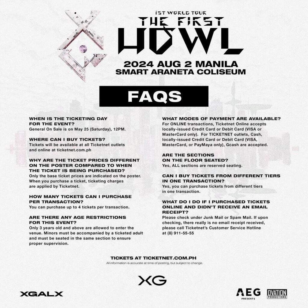 XG manila FAQs