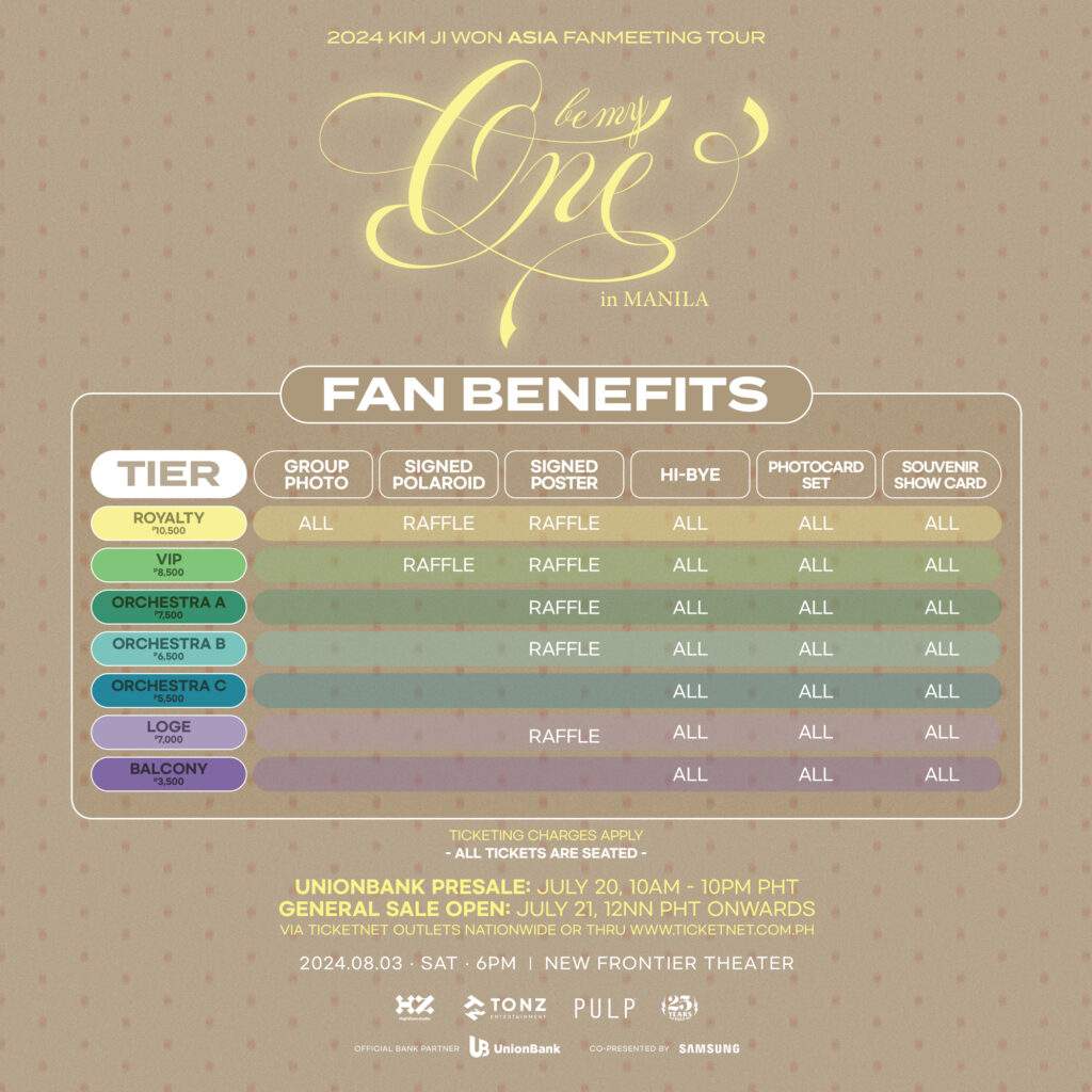 kim jiwon be my one fan benefits