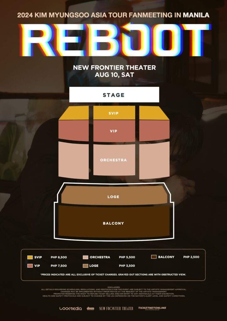 seatplan for kim myungsoo reboot tour in manila