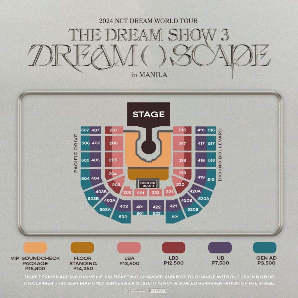 NCT DREAM official stage setup
