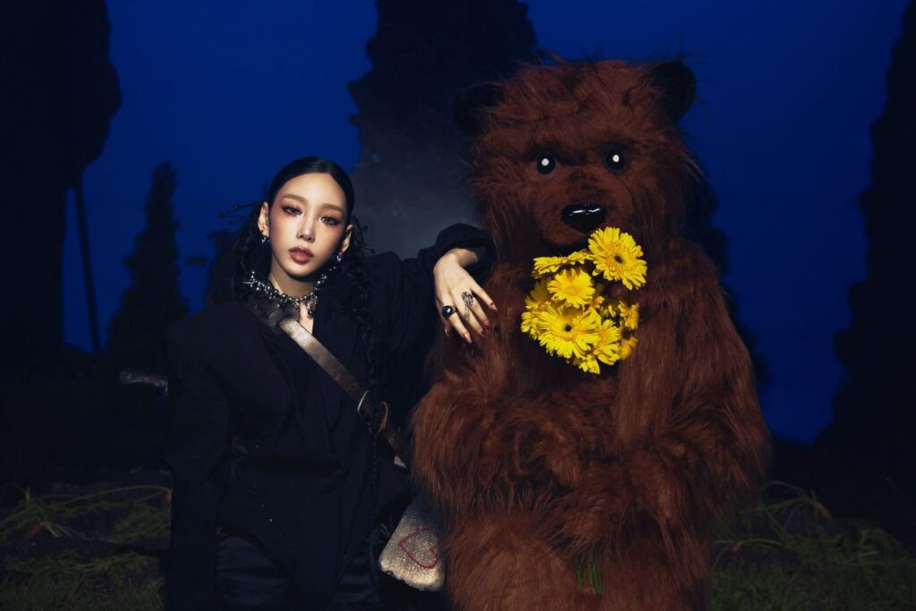 taeyeon with heaven bear