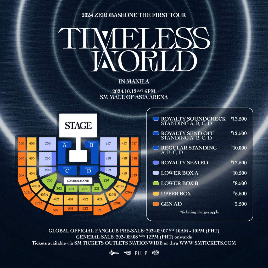 seatplan zb1 timeless world tour manila