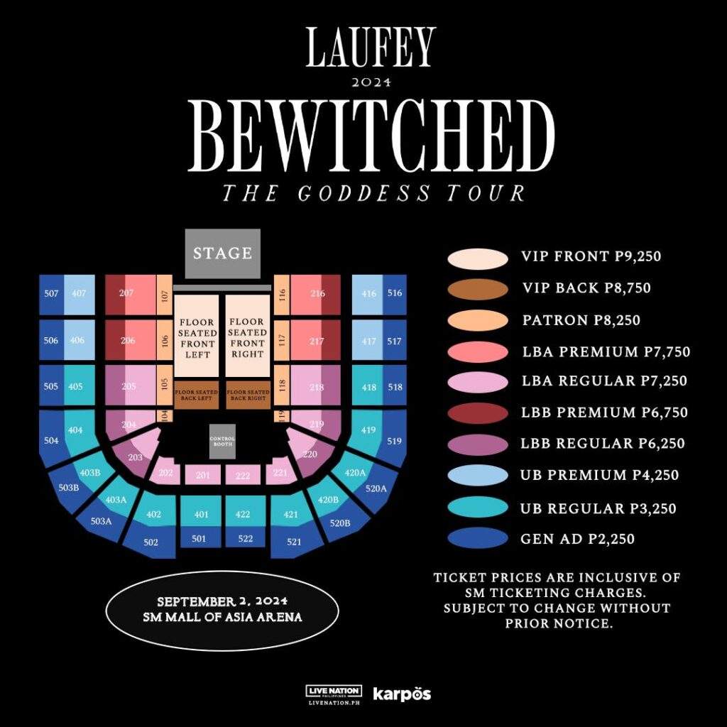 Laufey in Manila Bewitched: The Goddess Tour 