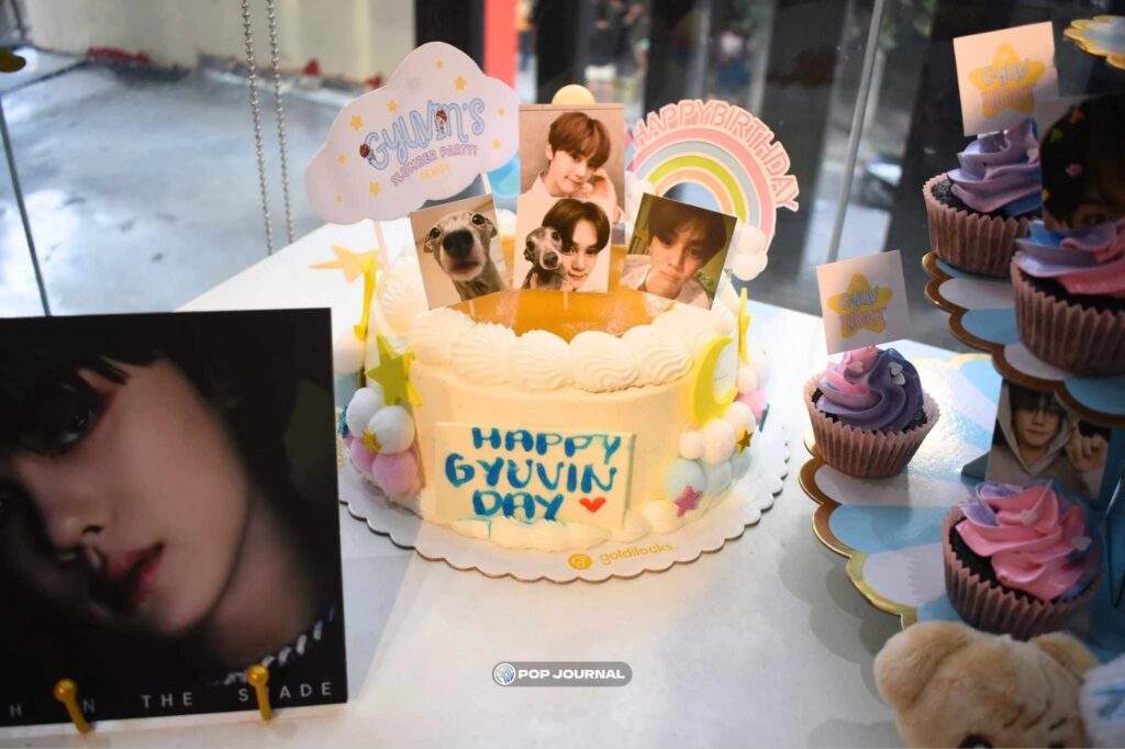 birthday cake for zb1 gyuvin during gyuvnight