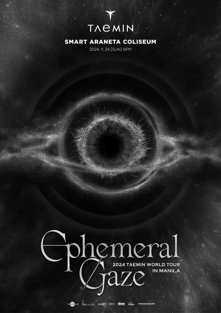 taemin ephemeral gaze manila concert poster