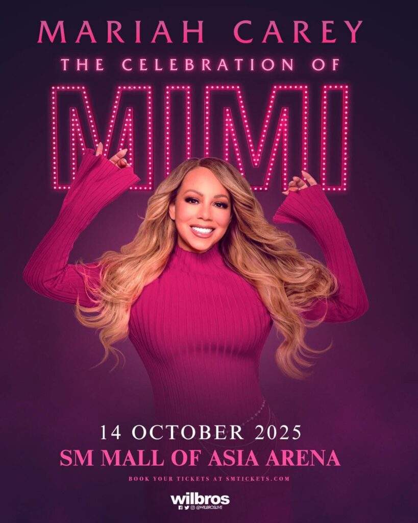 Mariah Carey in Manila poster