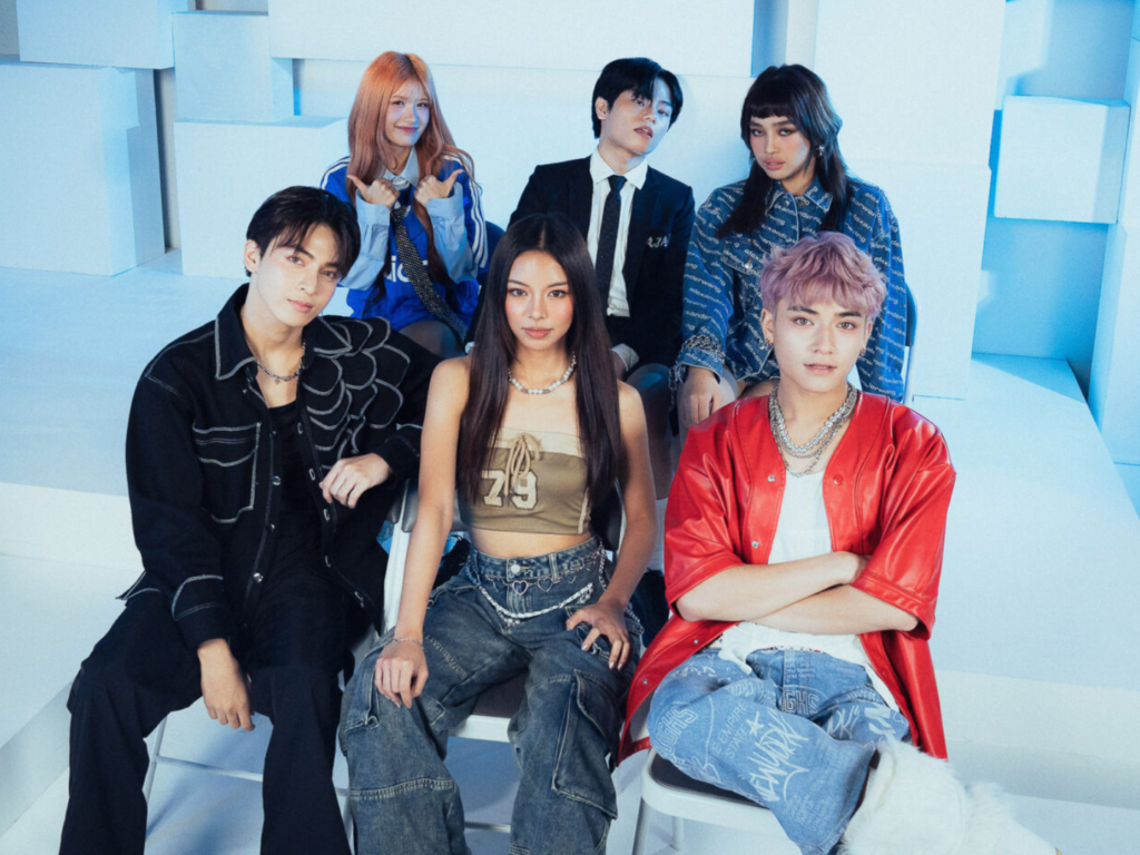 members of different p-pop girl groups and boy groups