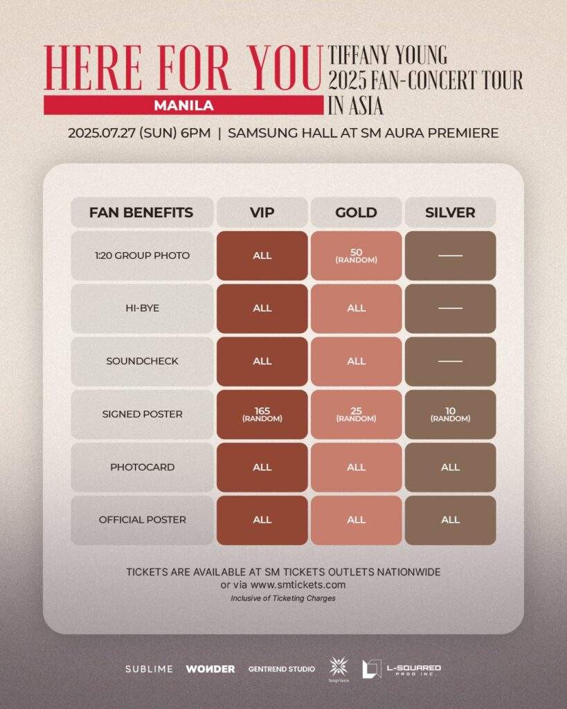 tiffany young here for you in manila fan benefits