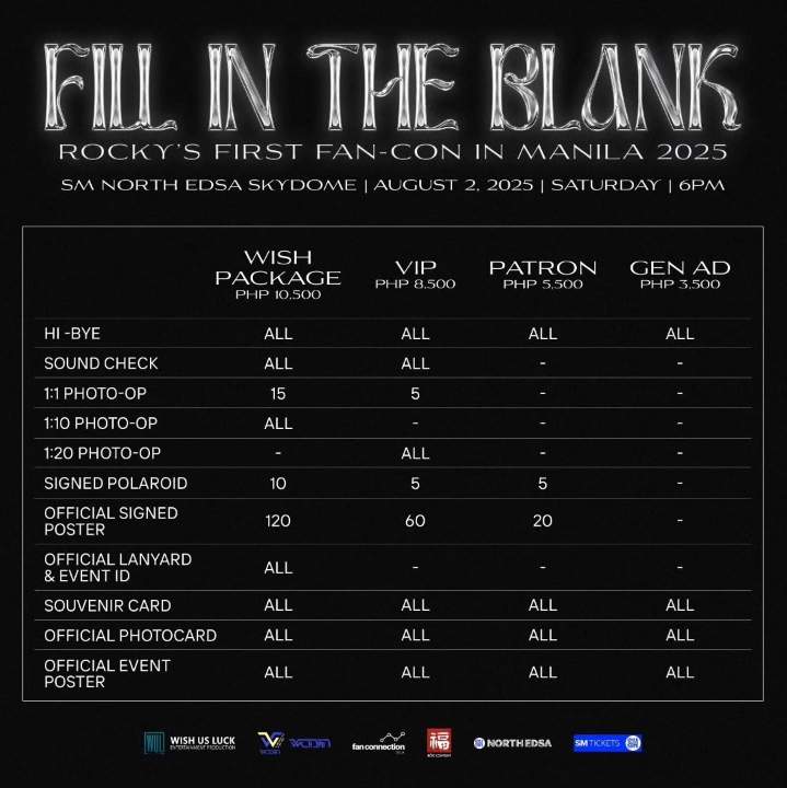 Fill in the Blank in Manila fan benefits