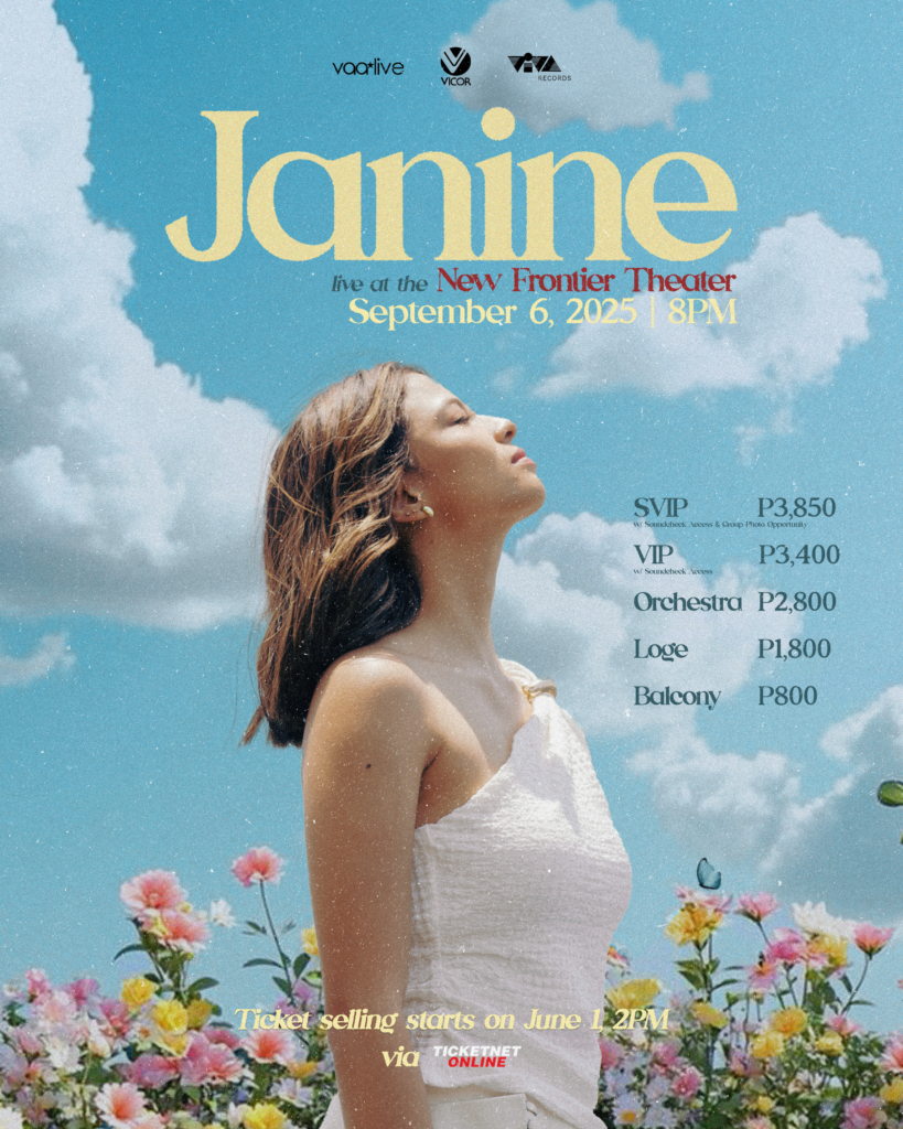 janine teñoso ticket details