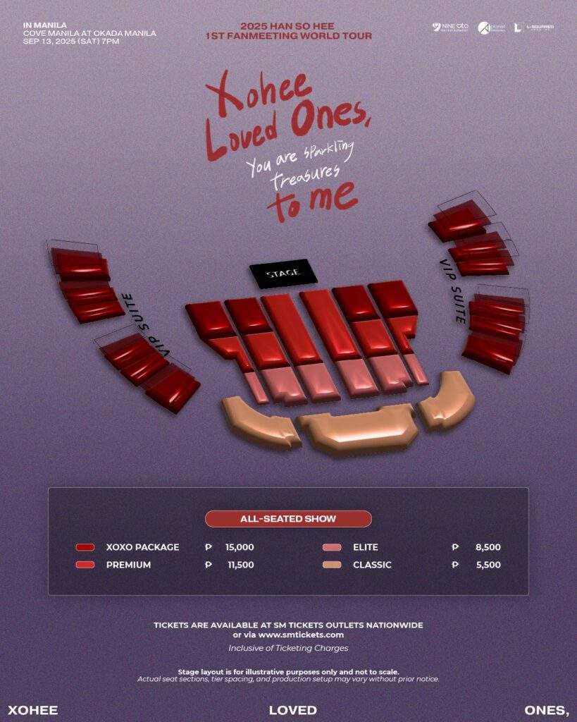 han so-hee xohee loved ones you are sparkling treasures to me fanmeeting tour in manila seating plan
