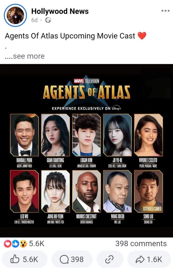 viral post screenshot mcu marvel