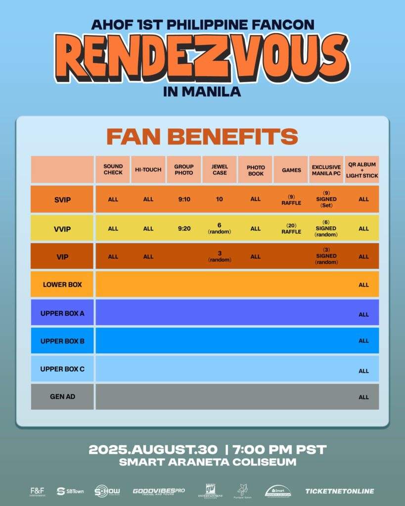 ahof 1st fancon in manila fan benefit