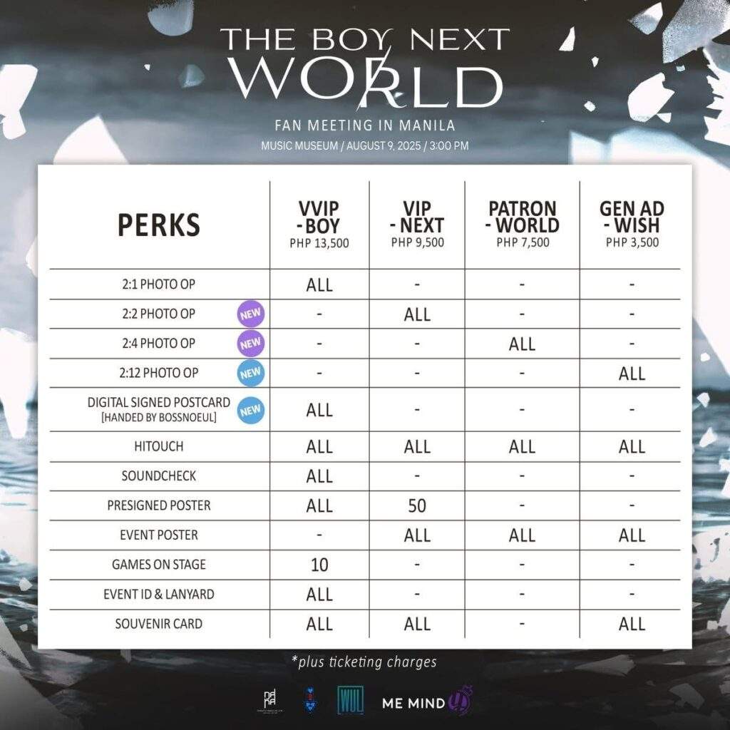 bossnoeul the boy next world fan meeting in manila