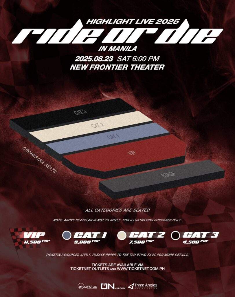 HIGHLIGHT [RIDE OR DIE] in Manila ticket details
