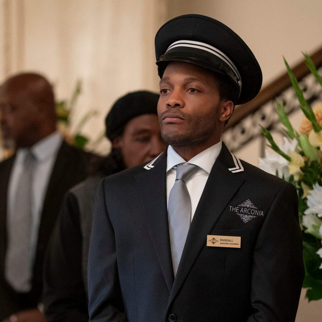 The Arconia's new doorman, Randall, played by Jermaine Fowler