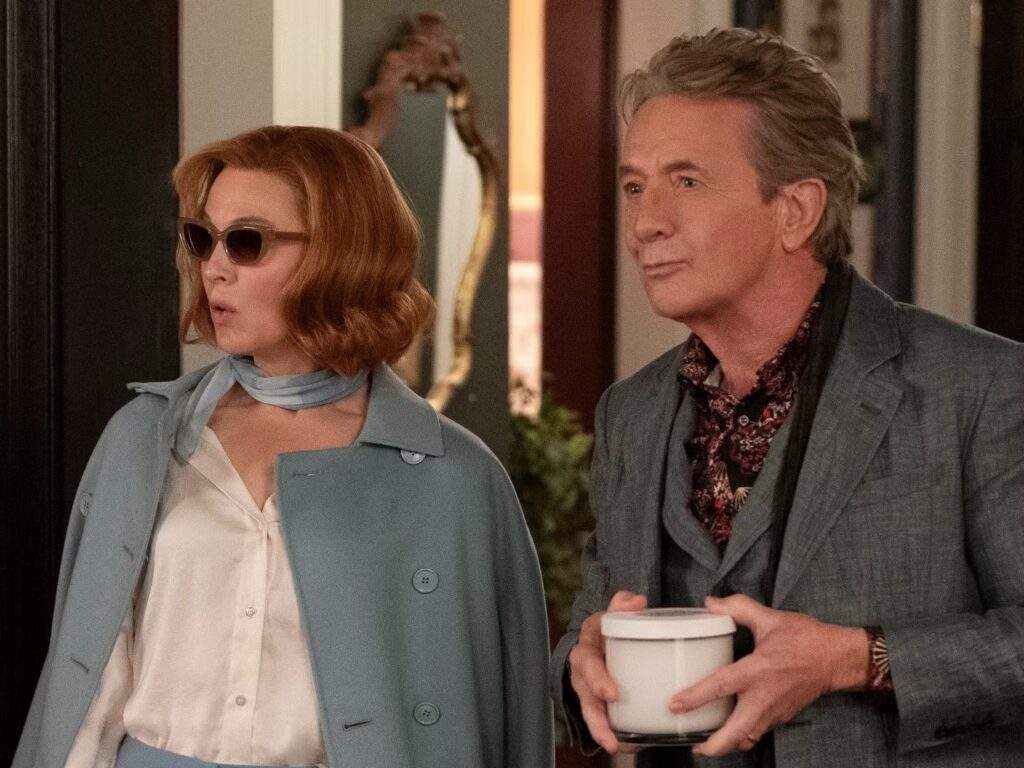 Renee Zellweger and Martin Short in Only Murders in the Building