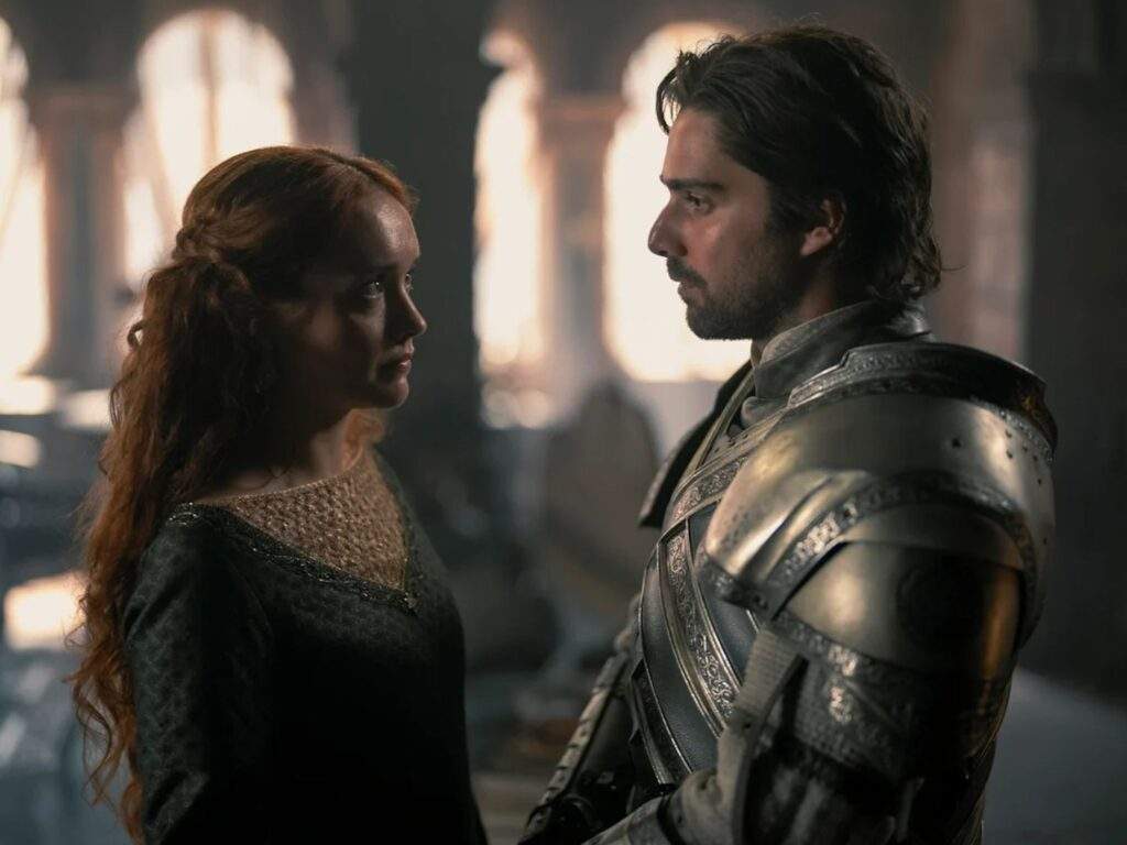 Queen Alicent HIghtower & Ser Criston Cole, House of the Dragon on HBO Max