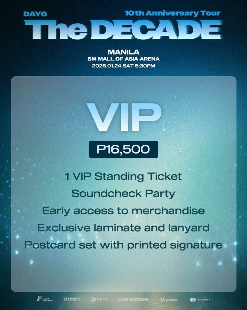 day6 the decade in manila