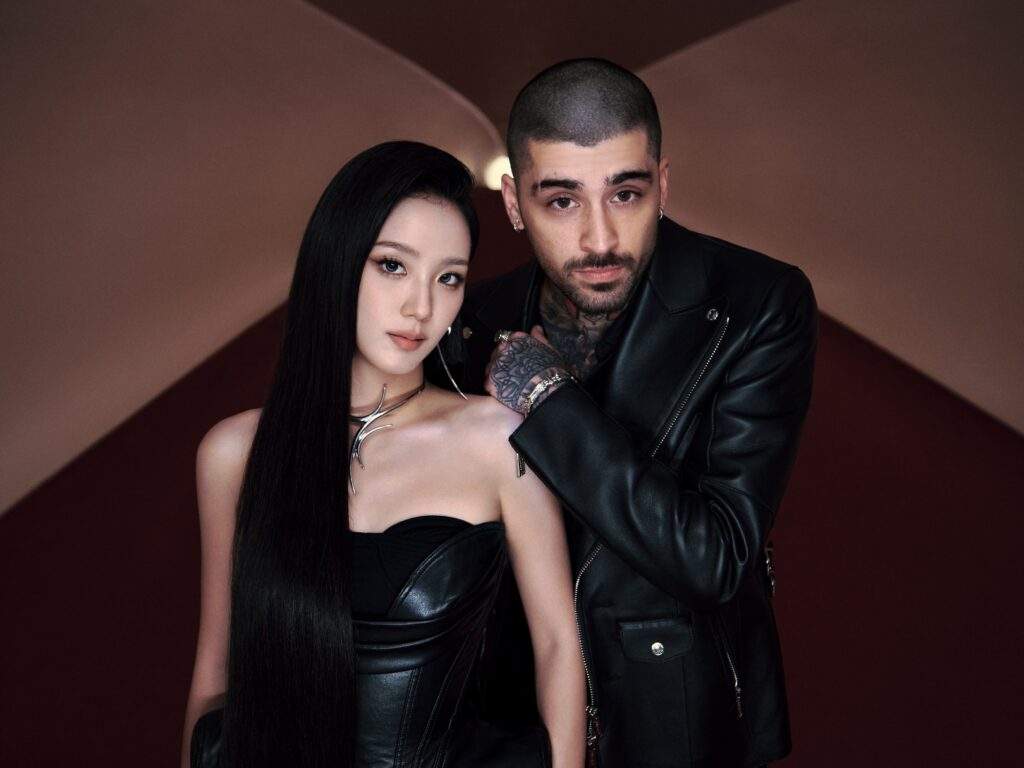 BLACKPINK Jisoo and Zayn Eyes Closed
