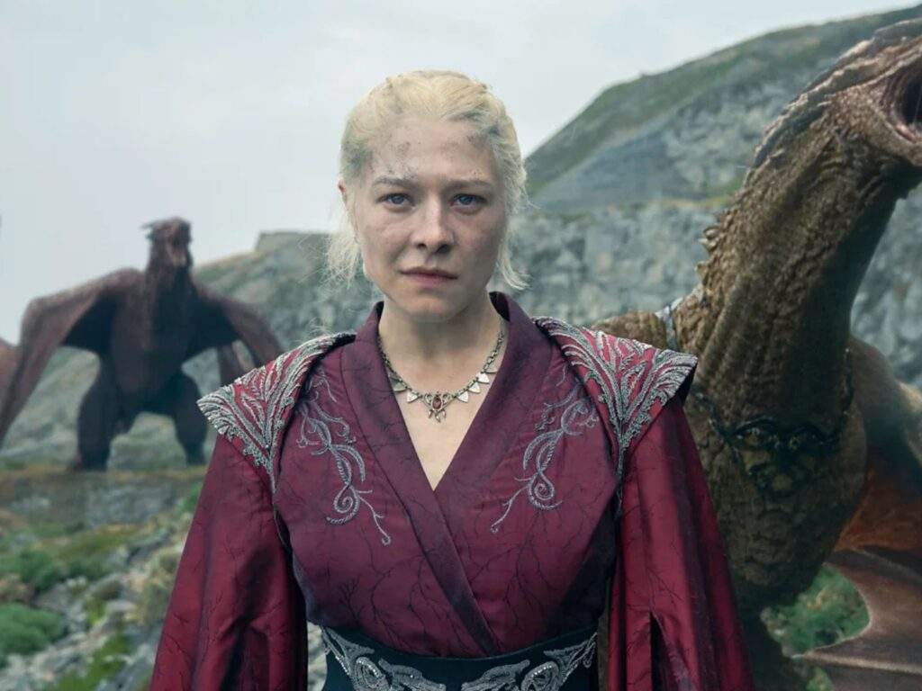 Rhaenyra Targaryen & dragons, House of the Dragon Season 3 on HBO Max