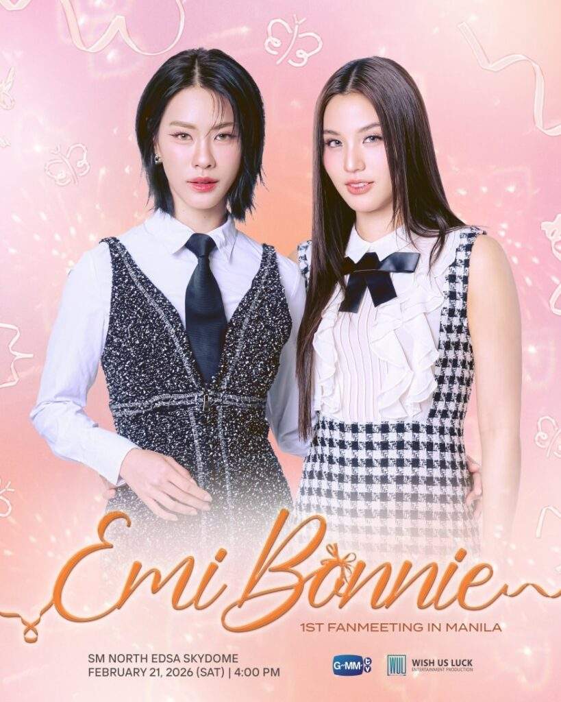 EmiBonnie fanmeeting in manila poster