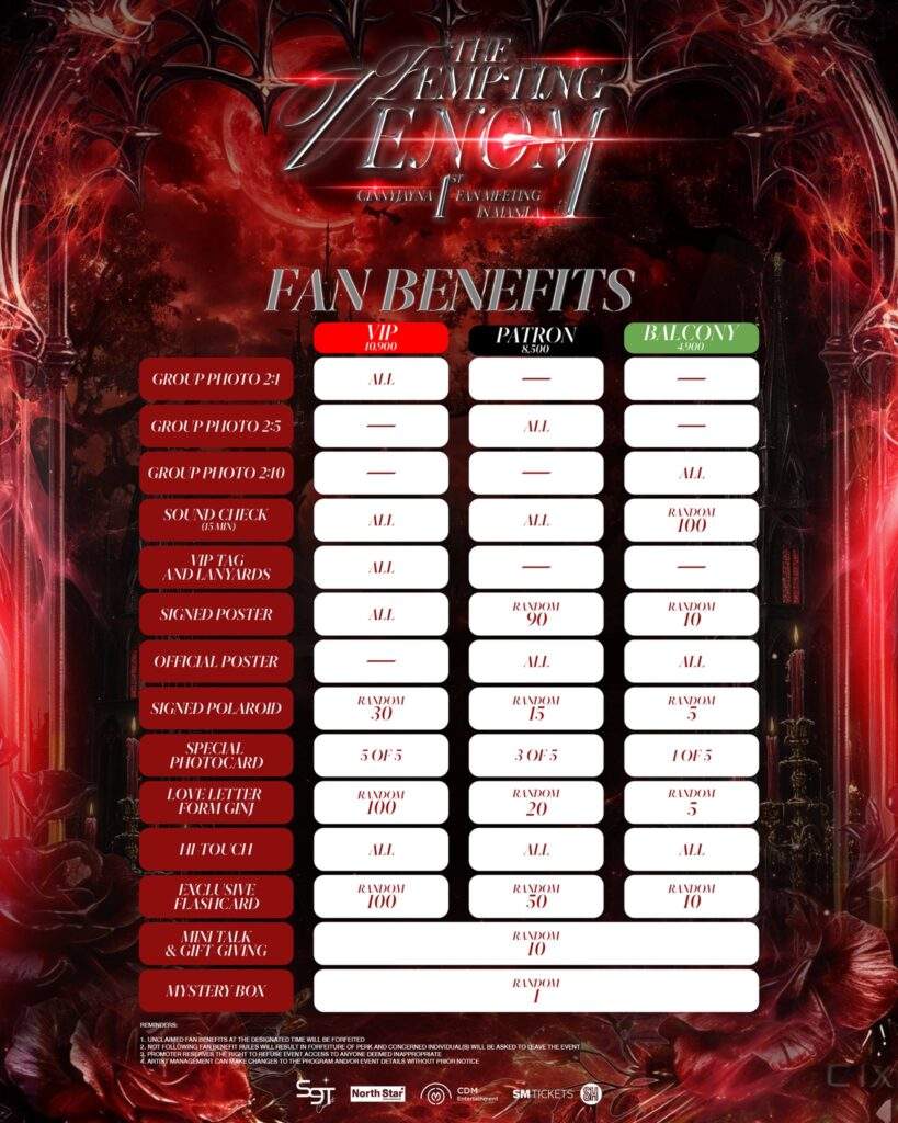 GinnyJayna FM Fan Benefits