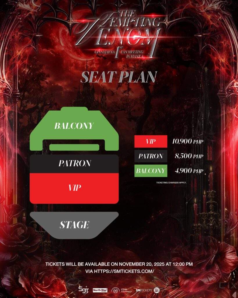 GinnyJayna FM Seat Plan