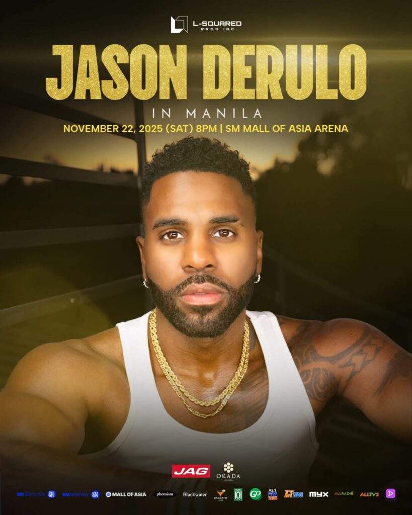 Jason derulo in manila poster