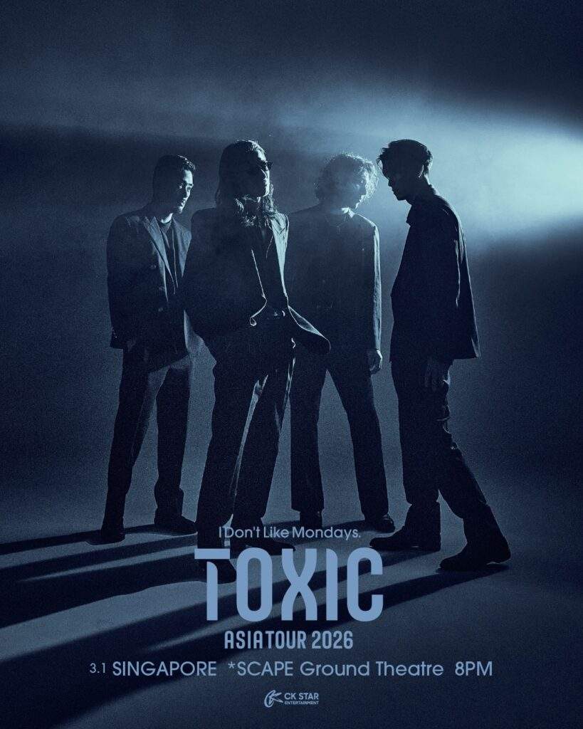 I Don't Like Mondays. TOXIC Asia Tour 2026 in Singapore