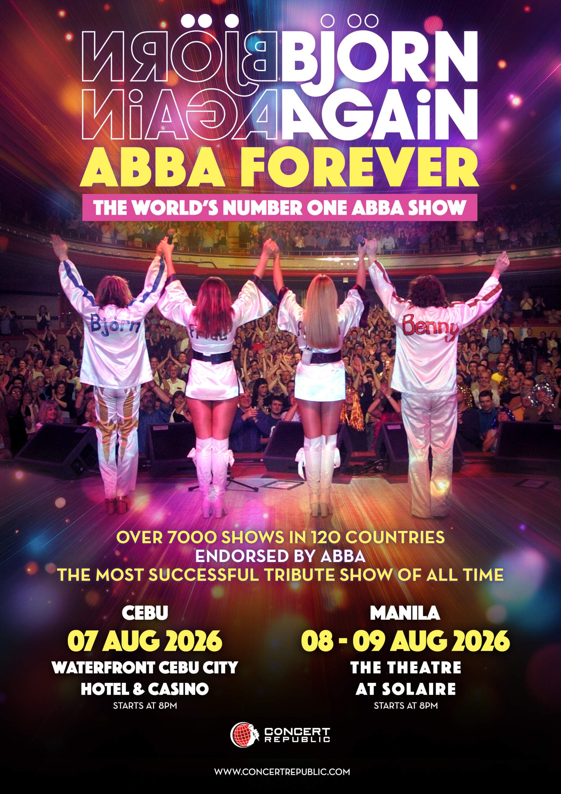 Björn Again - ABBA Forever Tour Poster