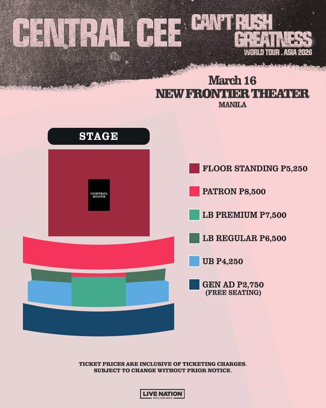 20260304 central cee manila concert ticket details price