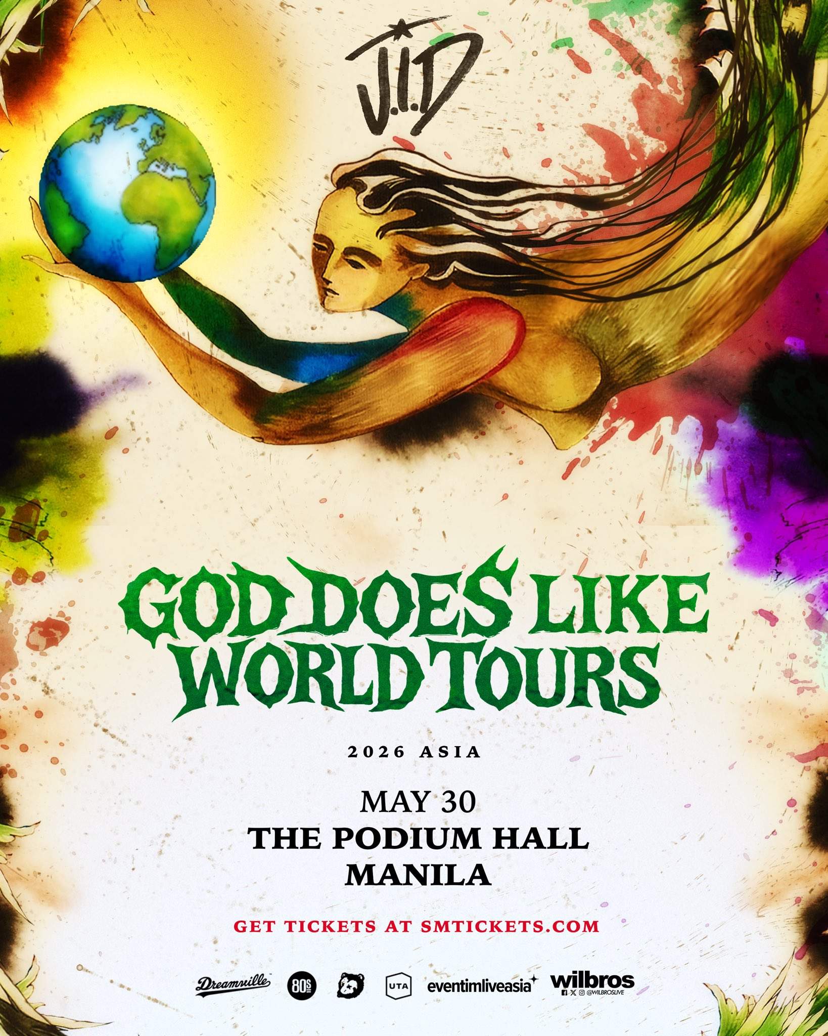 JID - God Does Like World Tours (Poster)